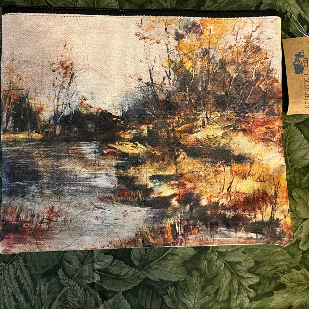 1745-ATT Backroads Collection Carry All Bag - Hand Painted Fall Scene